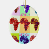 LOVELY AFRICA KERAMISCH ORNAMENT (Rechts)