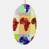 LOVELY AFRICA KERAMISCH ORNAMENT (Rechts)