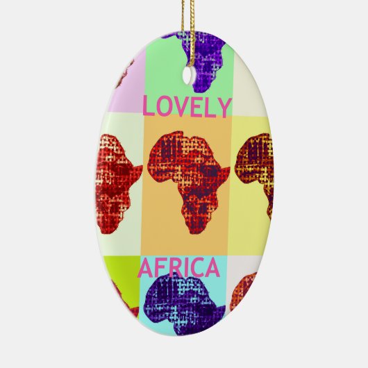 LOVELY AFRICA KERAMISCH ORNAMENT (Rechts)