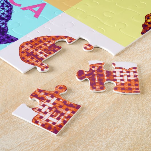 LOVELY AFRICA LEGPUZZEL (Zijkant)