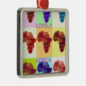 LOVELY AFRICA METALEN ORNAMENT (Rechts)