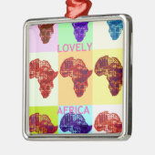 LOVELY AFRICA METALEN ORNAMENT (Links)