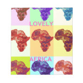 LOVELY AFRICA NOTITIEBLOK (Voorkant)