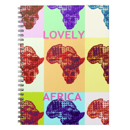 LOVELY AFRICA NOTITIEBOEK (Voorkant)
