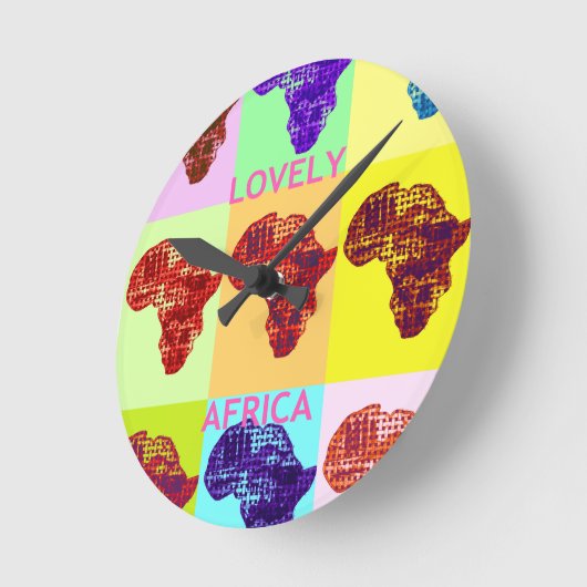 LOVELY AFRICA RONDE KLOK (Hoek)