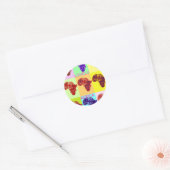 LOVELY AFRICA RONDE STICKER (Envelop)