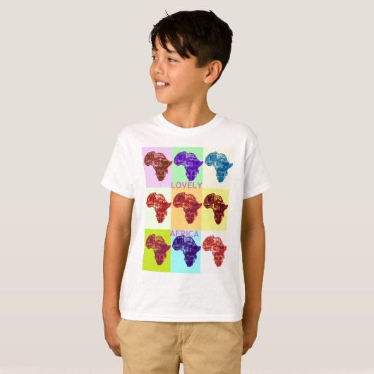 LOVELY AFRICA T-SHIRT (Voorkant volledig)