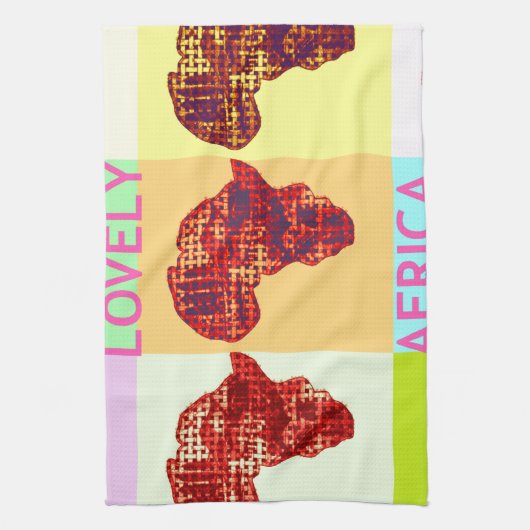 LOVELY AFRICA THEEDOEK (Verticaal)