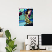 Lovely African American Fairy Poster (Thuiskantoor)