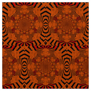 Lovely African Zebra Print Motif design Stof