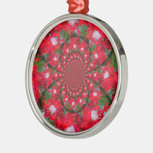 Lovely Alien Crimson Metalen Ornament (Links)