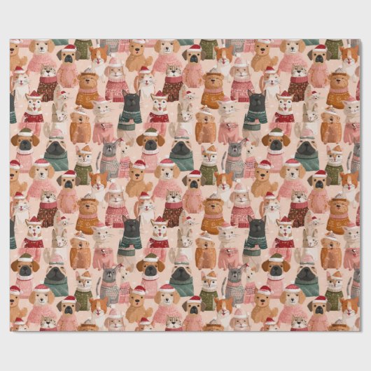 lovely animal design cadeaupapier (Vlak)