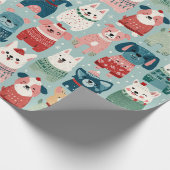 lovely animal design cadeaupapier (Hoek)