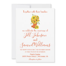 Lovely Autumn Theme Sunflower Boot Vase Weddenscha