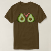 Lovely Avocado Couple Classic TShirt (Design voorkant)