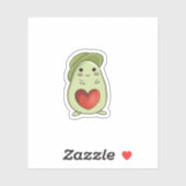 Lovely Avocado Sticker (Vel)