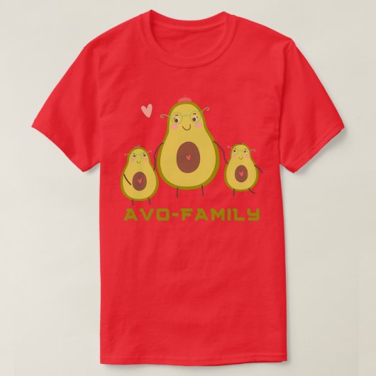 Lovely Avocado T-shirt (Design voorkant)