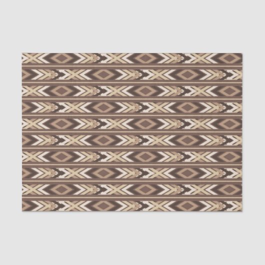 Lovely Aztec-patroon Tissuepapier (Voorkant)