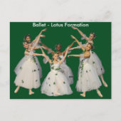 Lovely Ballet Lotus Formation Kaart (Voorkant)