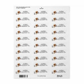 Lovely Beagle Dog Return Address Label (Full Sheet)