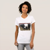 Lovely Beltie Koe en Calf T-Shirt (Voorkant volledig)