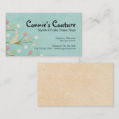 Lovely Bird and Floral Visitekaartje (Voorkant / Achterkant)