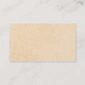 Lovely Bird and Floral Visitekaartje (Achterkant)