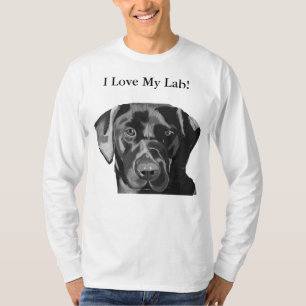 Lovely Black Labrador Mannen Top
