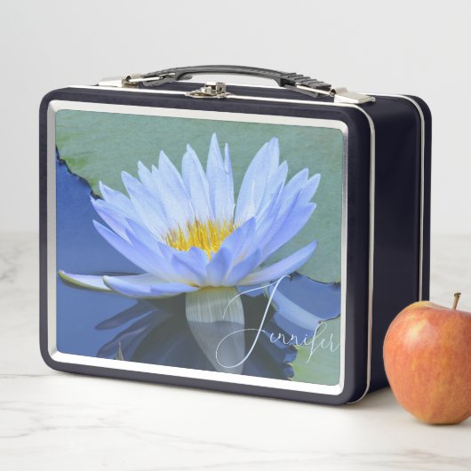 Lovely Bleek Blue Water Lily (In situ)