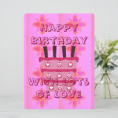 Lovely Blessed Birthday (Staand voorkant)