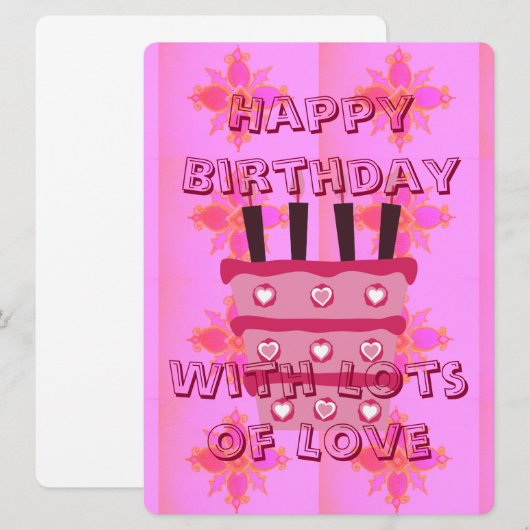 Lovely Blessed Birthday (Voorkant / Achterkant)