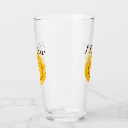 Lovely Blonde Girl Serving Beer Design Glas (Links)