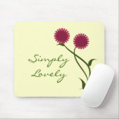 Lovely Blooms Mousepad, Fuchsia Muismat (Met muis)