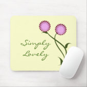 Lovely Blooms Mousepad, Lavender Muismat (Met muis)