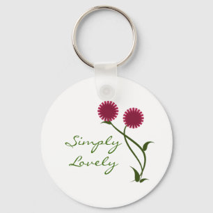 Lovely Blooms Sleutelhanger, Fuchsia Sleutelhanger