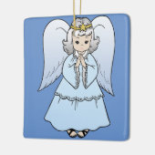Lovely Blue Angel Keramisch Ornament (Links)