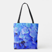 Lovely Blue Hydrangea Canvas tas (Achterkant)