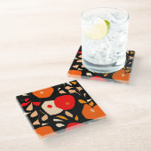 Lovely botanical Coaster Glazen Onderzetter (Schuin)