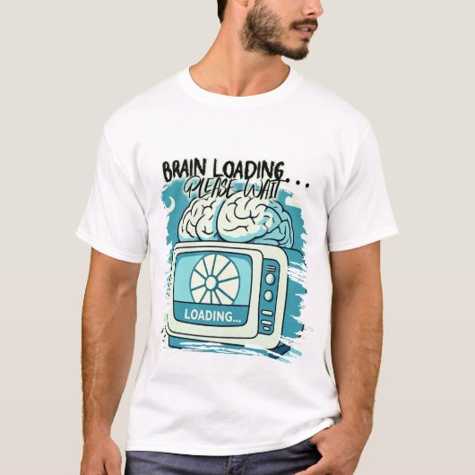 lovely brainloading design t-shirt (Voorkant)