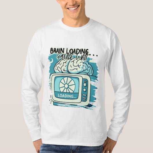 lovely brainloading design t-shirt (Voorkant)