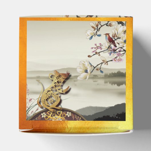 Lovely bucolc scene Chines Rat Year 2020 CCFB Bedankdoosjes (Bovenkant)