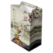 Lovely bucolc scene Chines Rat Year 2020 MGB Medium Cadeauzakje (Achterkant Gekanteld)