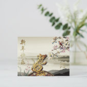Lovely bucolic scene Chines Rat Year 2020 briefkaa Briefkaart (Staand voorkant)