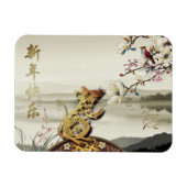 Lovely bucolic scene Chines Rat Year 2020 F Magnet Magneet (Horizontaal)