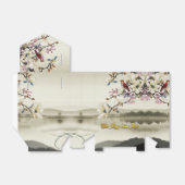 Lovely bucolische scene Spring Vietnamees nieuwjaa Bedankdoosjes (Uitgevouwen)