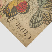 Lovely Butterflies Roos French Ephemera Decoupage Tissuepapier (Detail)