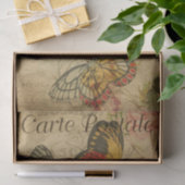 Lovely Butterflies Roos French Ephemera Decoupage Tissuepapier (Geschenk)