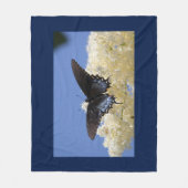 Lovely Butterfly Fleece Deken (Voorkant)