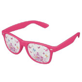 Lovely Butterfly Girly Adult Retro Party Shades Retro Zonnebril (Gekanteld)