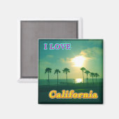 "Lovely California 1" Magnet (Voorkant / Achterkant)